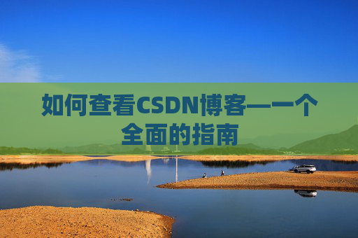 如何查看CSDN博客—一个全面的指南